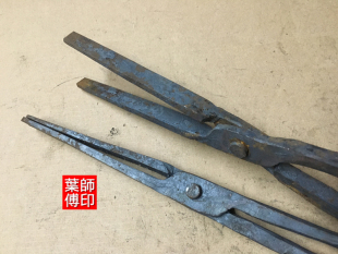 扁嘴铁钳铝锭钳手工夹钳扁口火钳打铁钳铁夹子工具钳产品钳固定夹