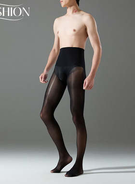 8D马油男士大码丝袜360无痕性感超薄油亮连裤袜丝滑无缝打底袜男