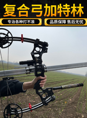 新款复合弓小助手弓箭射箭钢珠两用户外体育竞技射击直拉弓反曲弓