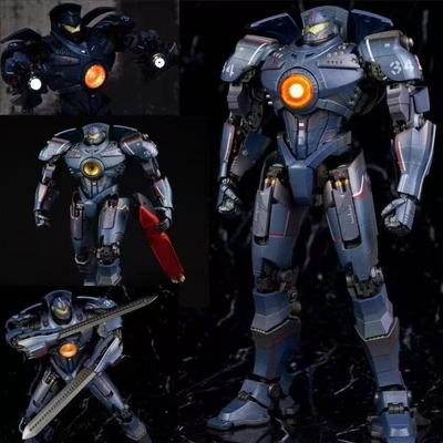 环太平洋机甲模型发光危险双刀复仇流浪者儿童可动机器人玩具手办