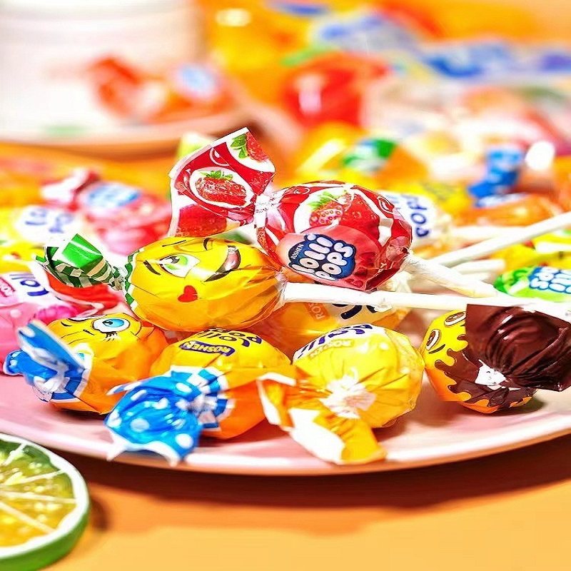 乌克兰进口棒棒糖如胜酸奶水果味可乐味混合口味包邮160g休闲食品