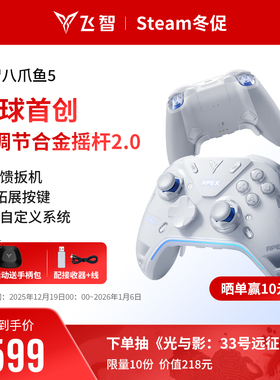【力学巅峰】飞智八爪鱼5力反馈精英手柄 switch2精英手柄手机pc电脑版steam游戏手柄类似xbox无线