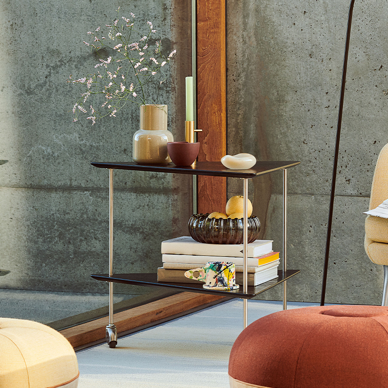 Fritz Hansen AJ TROLLEY™ 小茶几边桌现代简约可移动