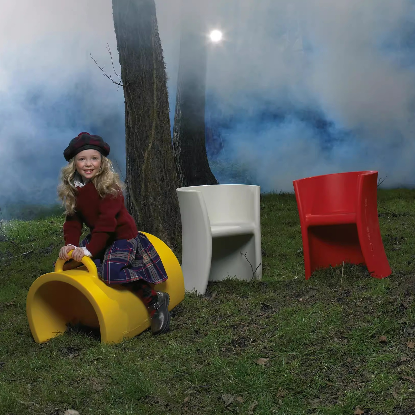 Trioli儿童椅多功能轻便靠背椅