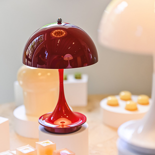 Panthella 可爱蘑菇台灯小夜灯卧室氛围灯 Poulsen 丹麦Louis