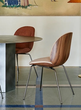 丹麦 GUBI餐椅 Beetle chair 甲壳虫经典设计 可定制 北欧 艺术