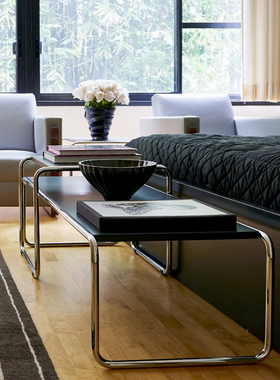 美国进口Knoll Laccio Table进口条形茶几咖啡桌边桌组合桌子客厅