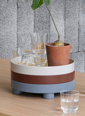 现货丹麦Muuto Platform Tray托盘北欧风简约收纳盘4色装饰托盘