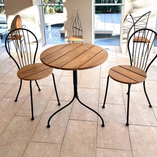 String Akleja系列桌子户外圆桌北欧现代简约家用圆桌 Grythyttan