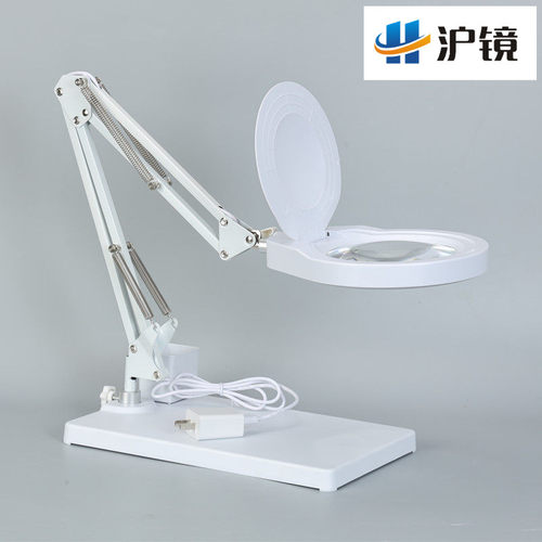 PD178台式放大镜带80颗LED灯亮度可调阅读雕刻手机维修钟表检验鉴
