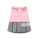 UNLEASHED韩国ins学院风裙子春夏连衣裙tb条纹马尔济斯狗狗衣服