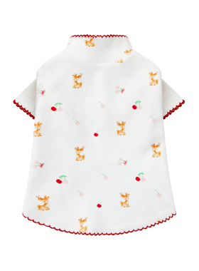 UNLEASHED秋冬保暖圣诞狗狗打底衫全棉舒适家居服可爱宠物衣服