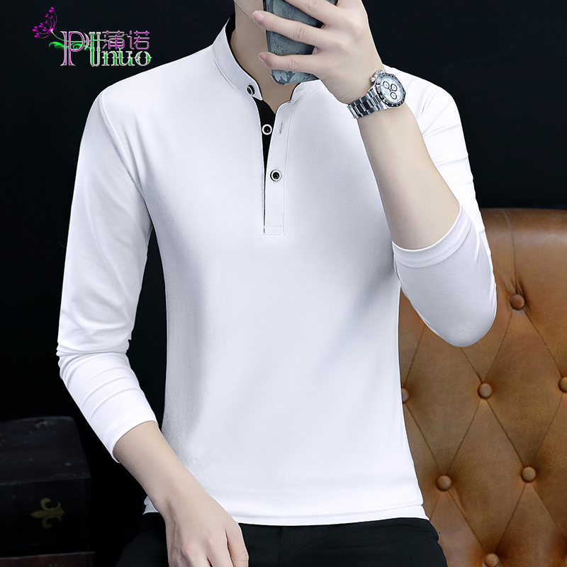 蒲诺长袖休闲青年保暖男装上衣潮