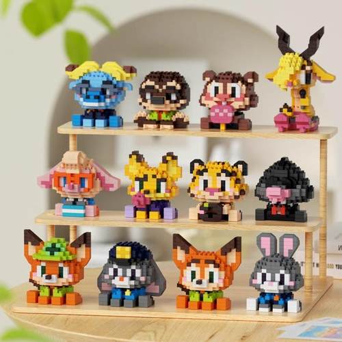 狐狸尼克朱迪卡通公仔拼装