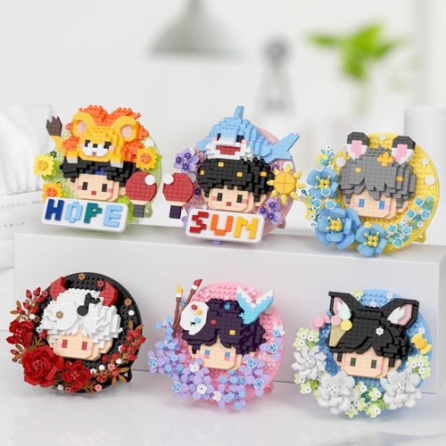 周边吧唧托莎头组合生日礼物公仔