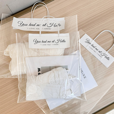 opp透明手提袋子服装店购物袋