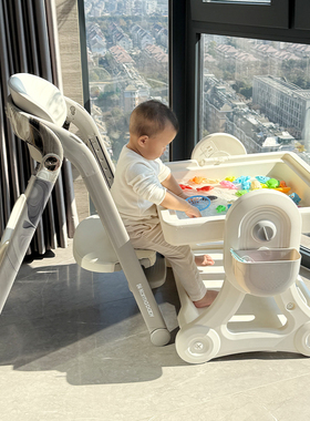 卡曼karmababy成长椅宝宝餐椅儿童餐桌椅家用折叠