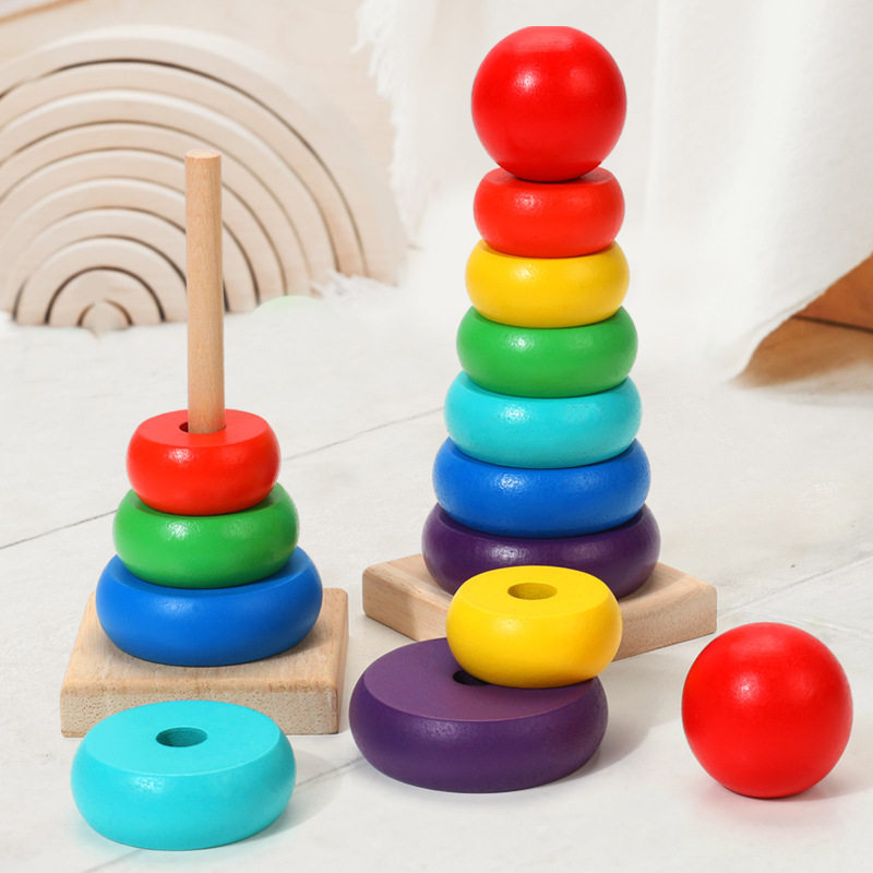 奥尔夫儿童木质迷你彩虹塔套柱幼儿园宝宝益智早教益智玩具,玩具/童车/益智/积木/模型,其它早教玩具类,淘宝优惠券,粉丝福利购,淘宝优惠卷
