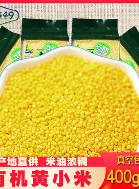 北纬49东北2025新有机黄小米月子宝宝小黄米杂粮1600g