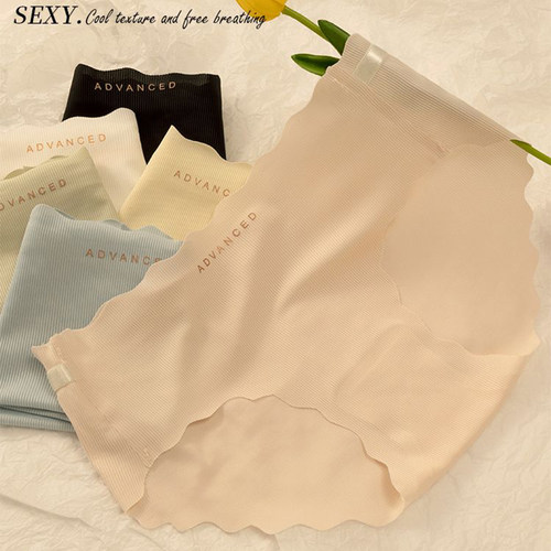 【超实惠6条】无痕内裤女冰丝