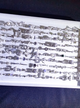 女锆石微镶日韩时尚大气戒指