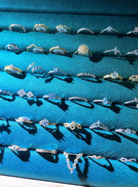 女3A微镶锆石日韩保色戒指