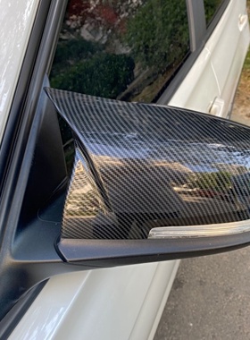 适用宝马牛角后视镜壳X1 sDrive18i sDrive20i xDrive20i