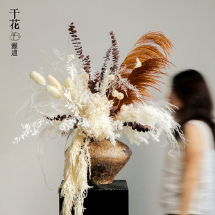 永生花干花花束侘寂风氛围感家居装饰摆件民宿软装服装橱窗摆件