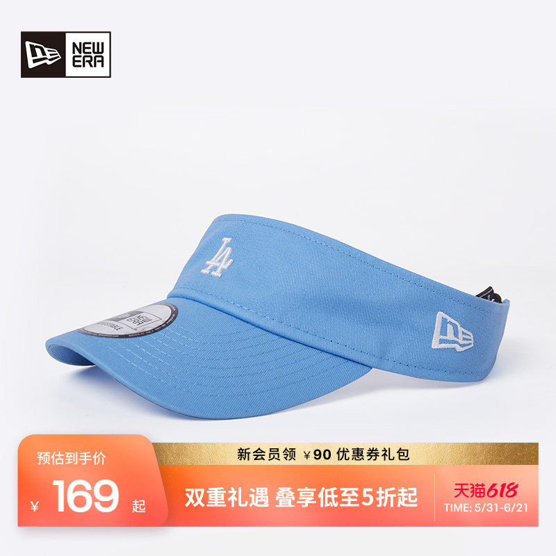 New Era纽亦华夏季MLB空顶帽女NY弯檐遮阳户外刺绣多色