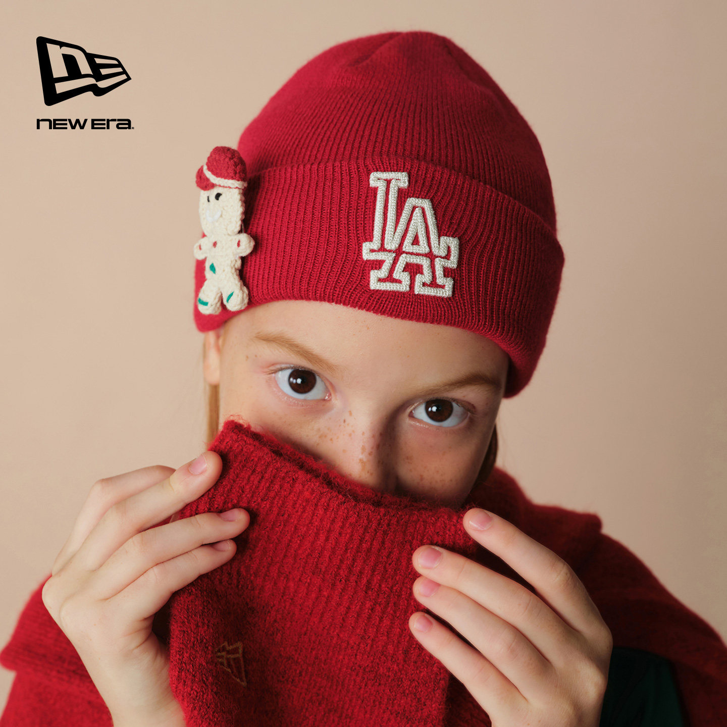 New Era纽亦华2025冬季新款MLB圣诞儿童针织帽NY可爱趣味保暖帽子,服饰配件/皮带/帽子/围巾,帽子,淘宝优惠券,粉丝福利购,淘宝优惠卷
