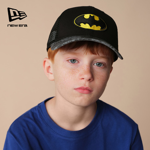 DC超人蝙蝠侠硬顶网眼儿童棒球帽940 新款 New Era纽亦华2025秋季