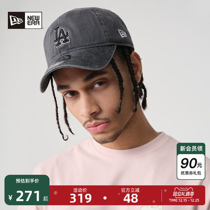 New Era纽亦华2025秋季新款MLB水洗做旧棒球帽NY男女复古潮流940