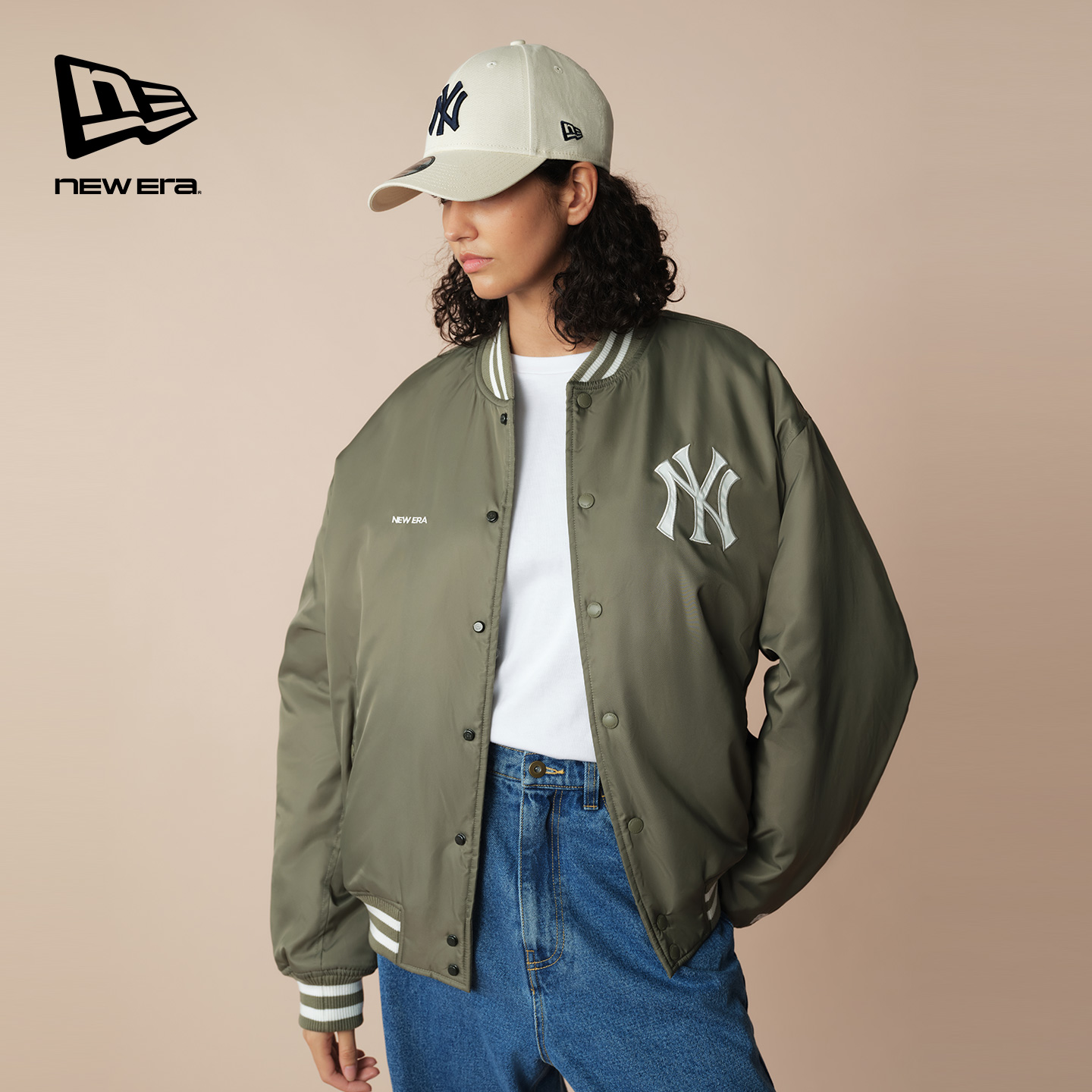 NewEra纽亦华美式夹棉棒球服