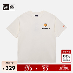 T恤休闲滑板印花时尚 New 短袖 重磅新款 男女情侣 Era纽亦华2025秋季