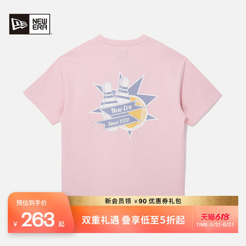 NewEra纽亦华字母短袖男女