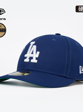 New Era纽亦华2026早春新款MLB刺绣棒球帽子平檐微弯檐LA硬顶5950