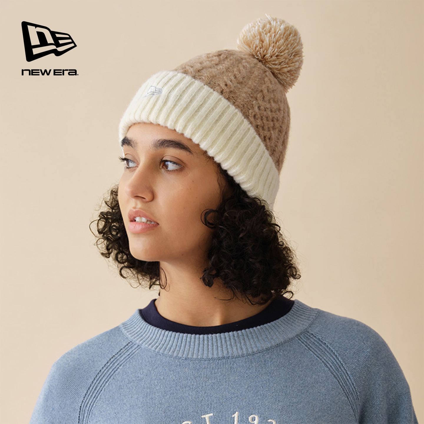 NewEra纽亦华闪闪圣诞毛线帽