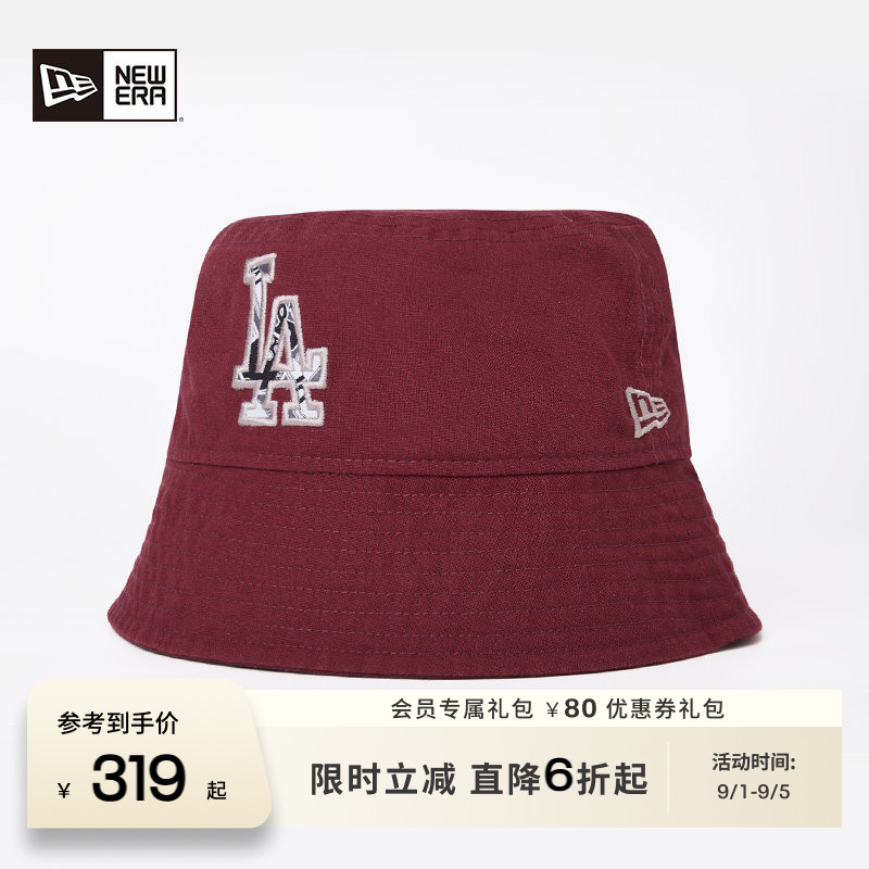NewEra纽亦华MLB刺绣字母渔夫帽图片