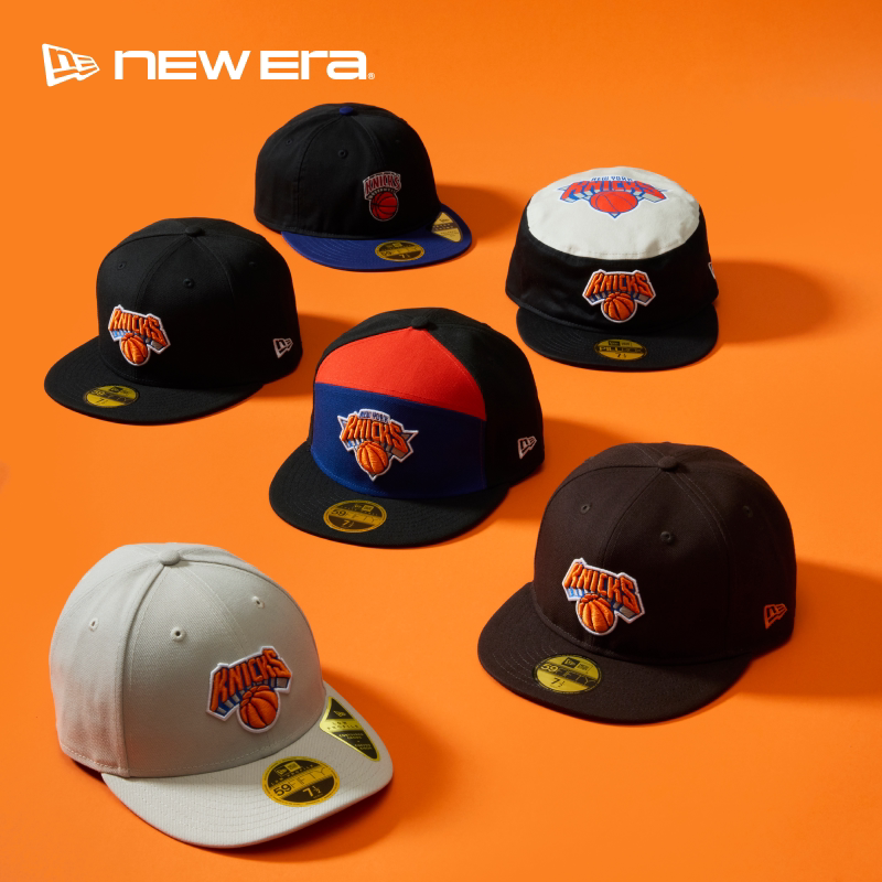 NEW ERA纽亦华26新品59FIFTY DAY NBA纽约尼克斯平檐帽硬顶NE5950
