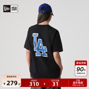 MLB印花运动短袖 新款 T恤情侣男女潮圆领NY宽松 Era纽亦华秋季 New