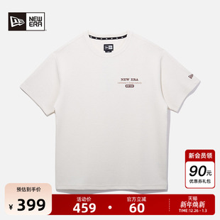 短袖 新款 T恤休闲情侣宽松华夫格简约上衣潮 Era纽亦华2025秋季 New