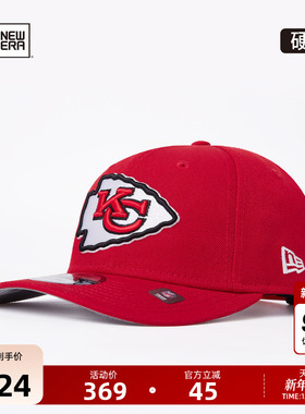 New Era纽亦华2025秋季新款NFL棒球帽硬顶红色帽子男女遮阳潮970