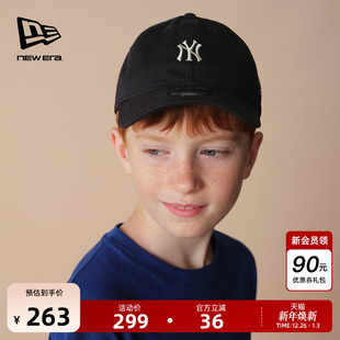MLB儿童棒球帽NY软顶简约基础刺绣940 新款 New Era纽亦华2025秋季