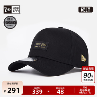 金属色LOGO高顶棒球帽子硬顶弯檐潮940 新款 New Era纽亦华2025秋季