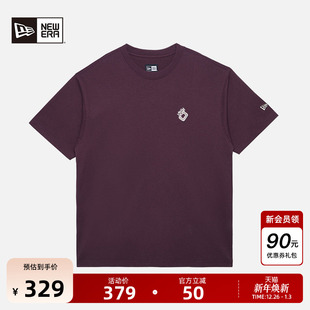 秋季 新款 短袖 T恤纯棉复古美式 New 情侣宽松潮流时尚 Era纽亦华秋季