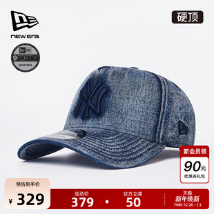MLB棒球帽牛仔水洗做旧NY弯檐高顶940 重磅新款 New Era纽亦华秋季