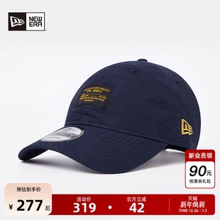 棒球帽软顶男女标签绣鸭舌帽字母潮940 新款 New Era纽亦华2025秋季