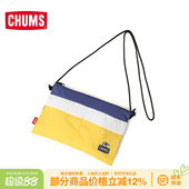CHUMS洽洽鸟户外露营斜挎包休闲百搭运动通勤男女单肩包CH60 3909