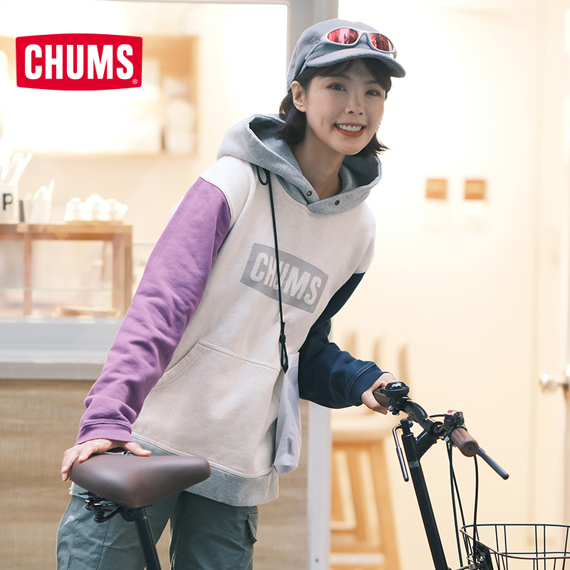 CHUMS/洽洽鸟户外潮牌运动休闲复古圆领卫衣男女款上衣CH00-1416 户外/登山/野营/旅行用品 户外休闲衣 原图主图