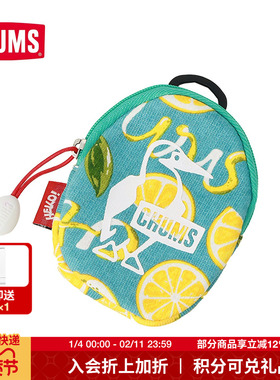 CHUMS洽洽鸟户外休闲百搭便携零钱包硬币包收纳钱包CH60-3981